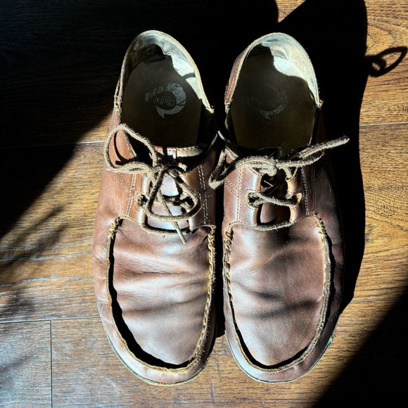 Olukai Men's Size13 Ohana Nubuck Leather Casual Lace Up Shoes Brown - Picture 2 of 11